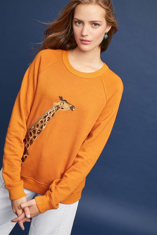 Embellished Giraffe Sweater #3