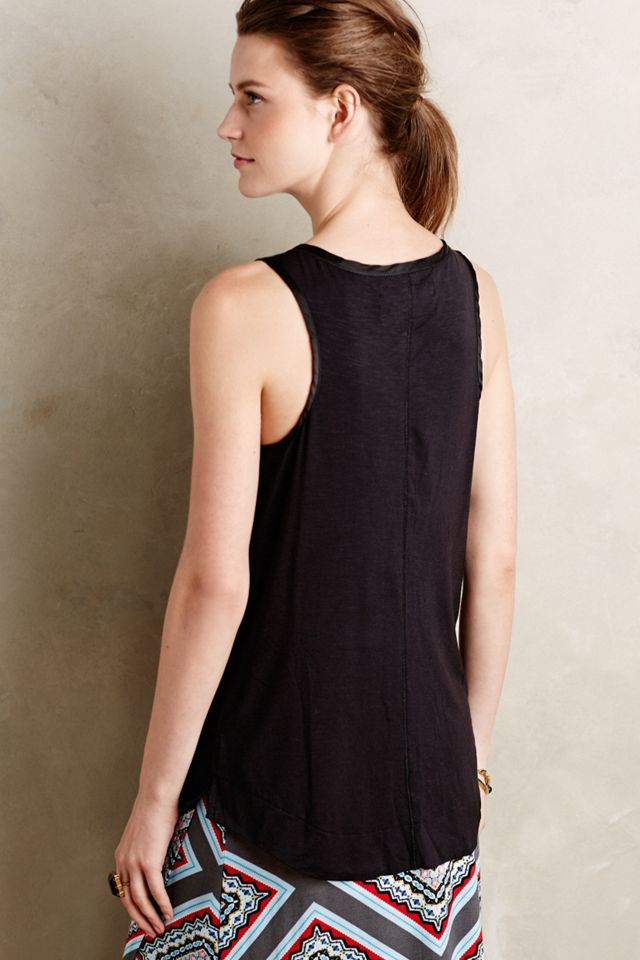 Charmeuse Pocket Tank #1