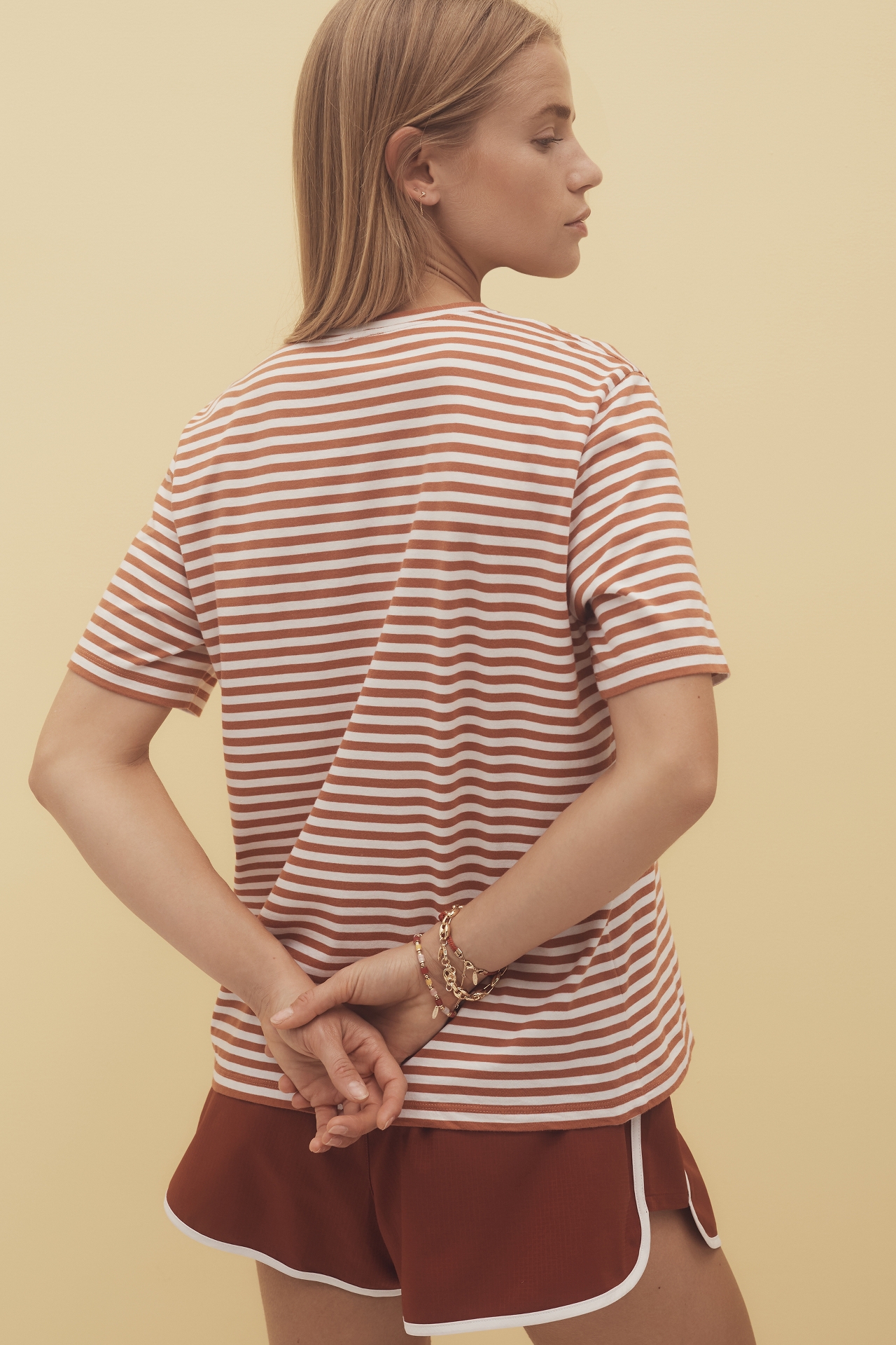 KULE Modern Holiday Striped Tee