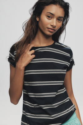 Kule The Modern Short-sleeve Tee In Blue