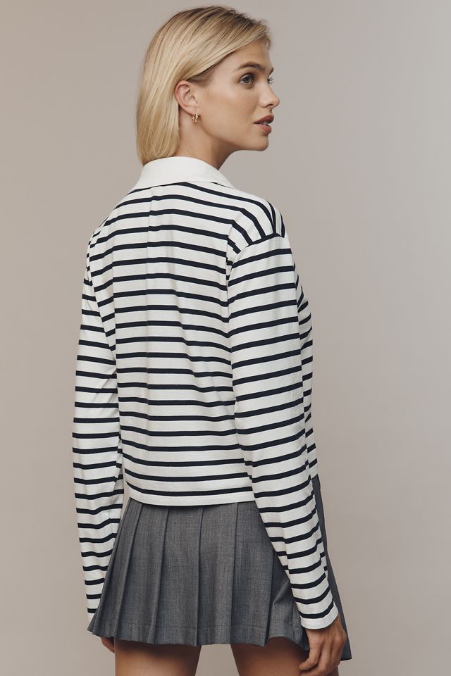KULE Lexie Long-Sleeve Polo Top #3