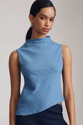 Canotta Asimmetrica Texturizzata Maeve