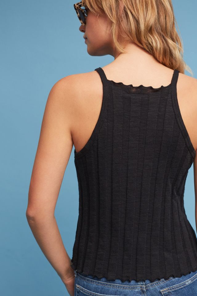 Kaden Ribbed Halter Top #2