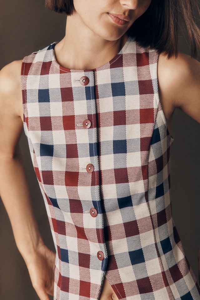 Maeve Gingham Vest #2