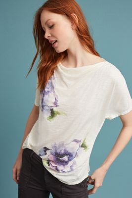 Calpernia Cowl Neck Tee