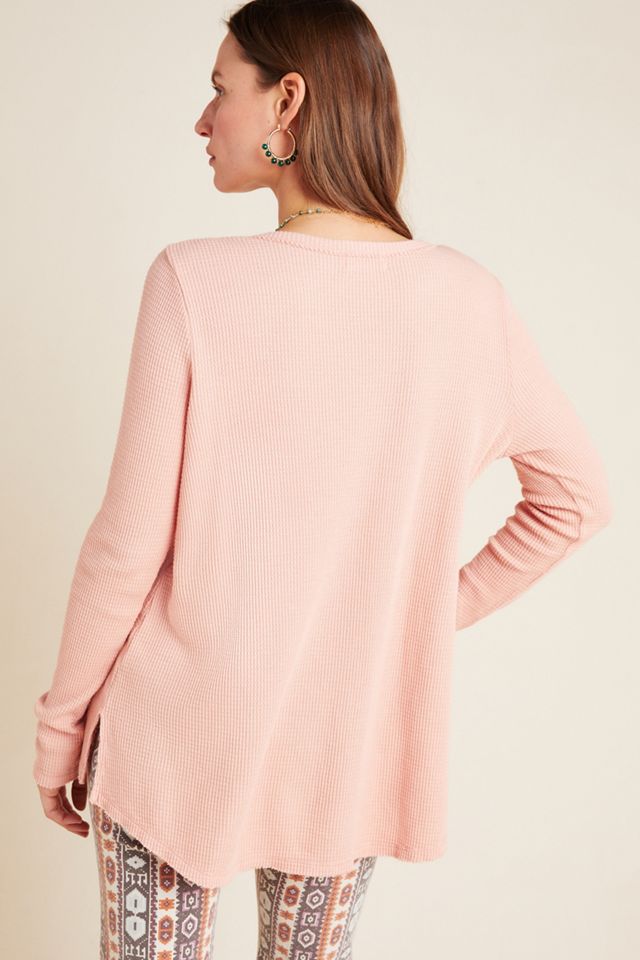 Nadia Cut-Out Waffle Tunic #1