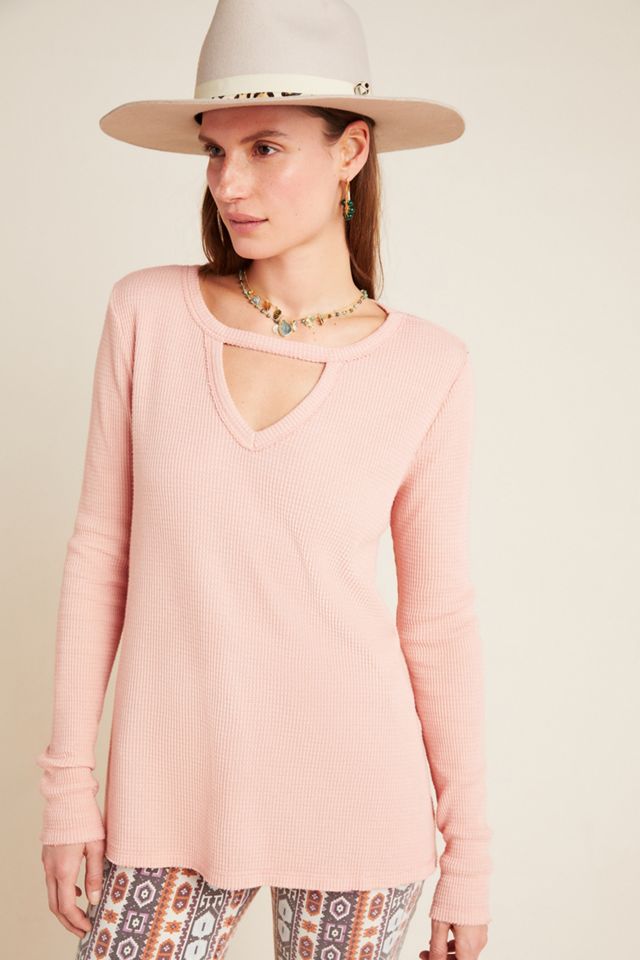 Nadia Cut-Out Waffle Tunic #3