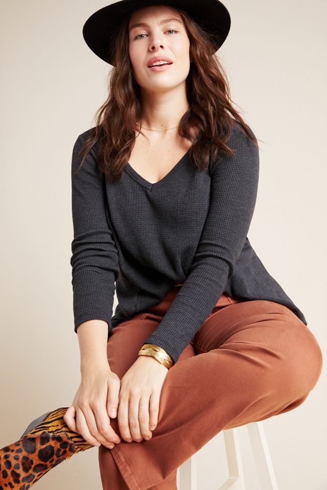 Vicky Thermal Waffle Tunic #3