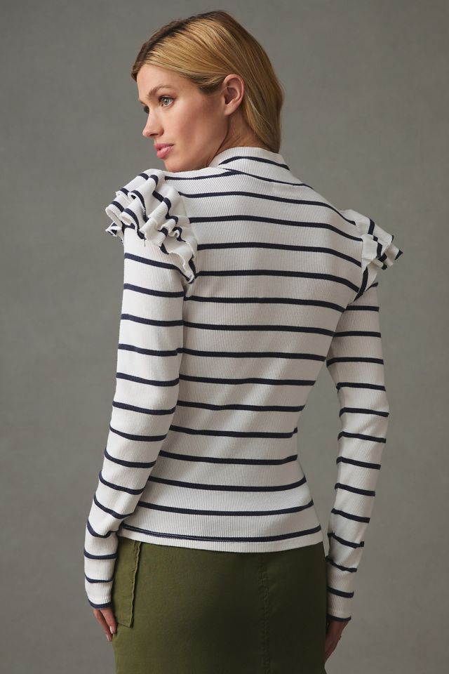 T.La Ruffled Turtleneck Top #1