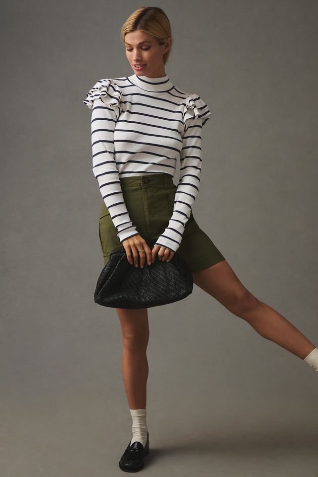 T.La Ruffled Turtleneck Top #2