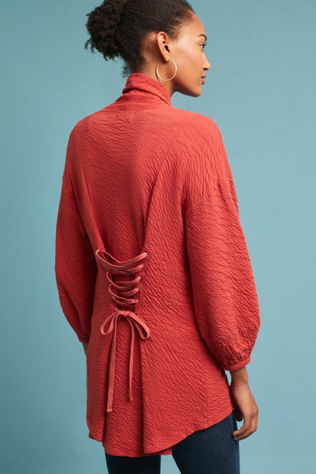 Corset-Back Cardigan #3