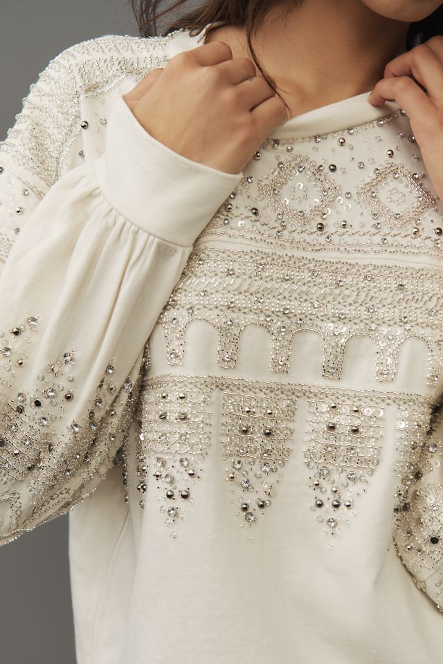 Pilcro Rhinestone Sweatshirt #2
