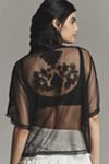 By Anthropologie Sheer Mesh Top