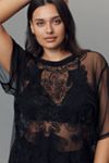 By Anthropologie Sheer Mesh Top
