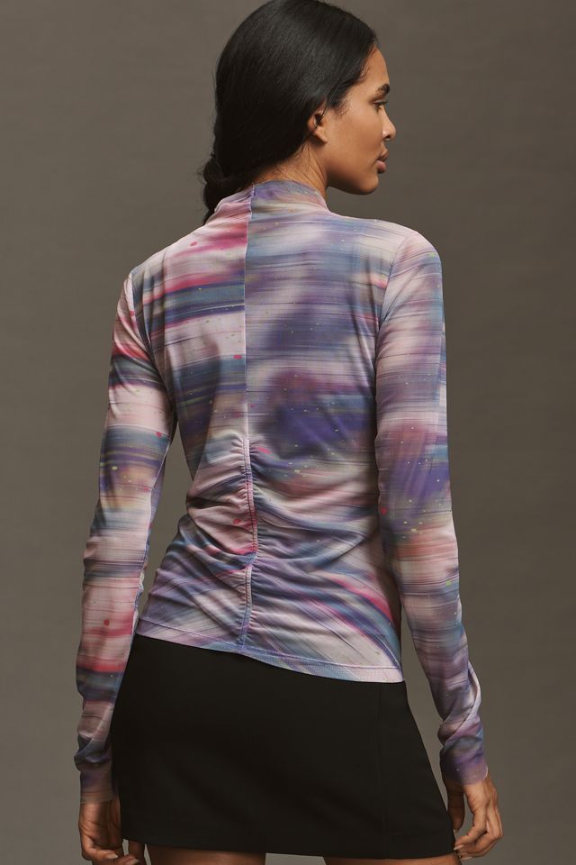 By Anthropologie Double-Layer Mesh Top #1