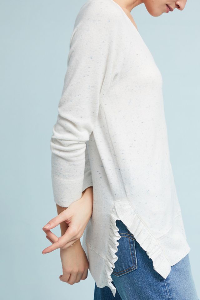 Brushed Fleece V-Neck Pullover #1