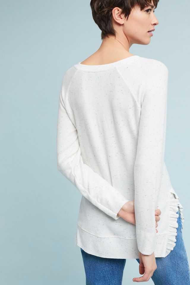 Brushed Fleece V-Neck Pullover #3