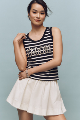Endless Rose J' Adore Stripe Cotton Tank