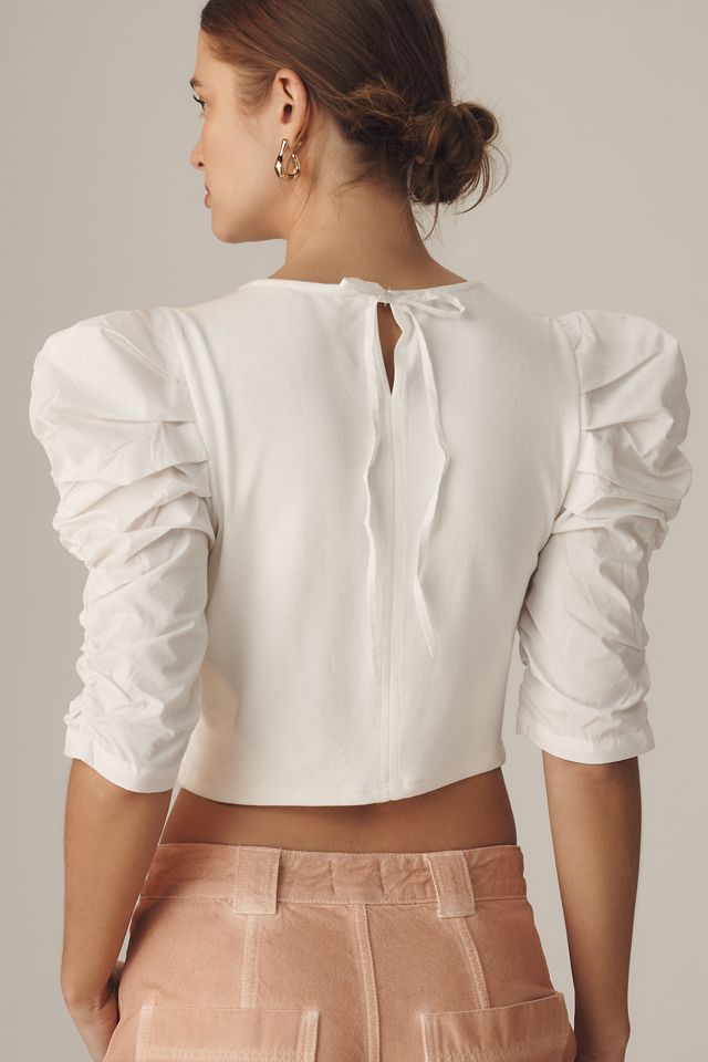 Endless Rose Puff-Sleeve Blouse #1