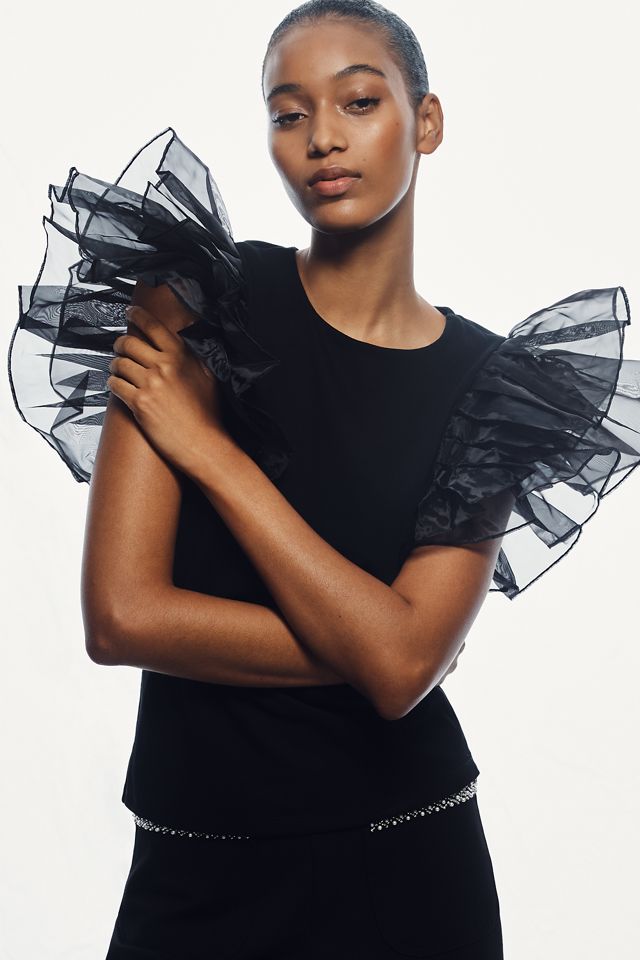 Endless Rose Statement Ruffle Top #3