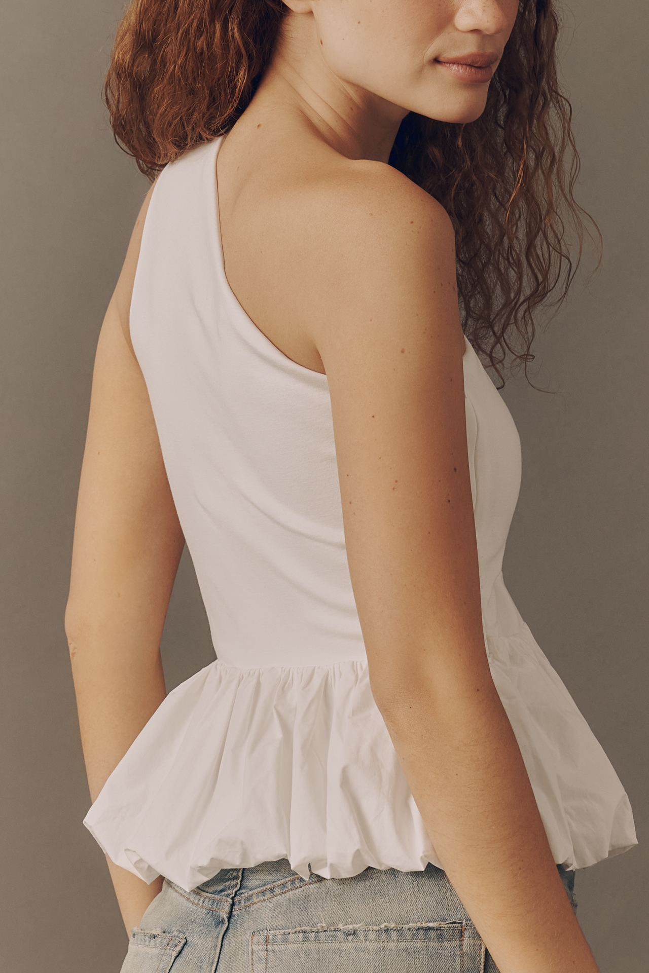 Endless Rose One-Shoulder Top