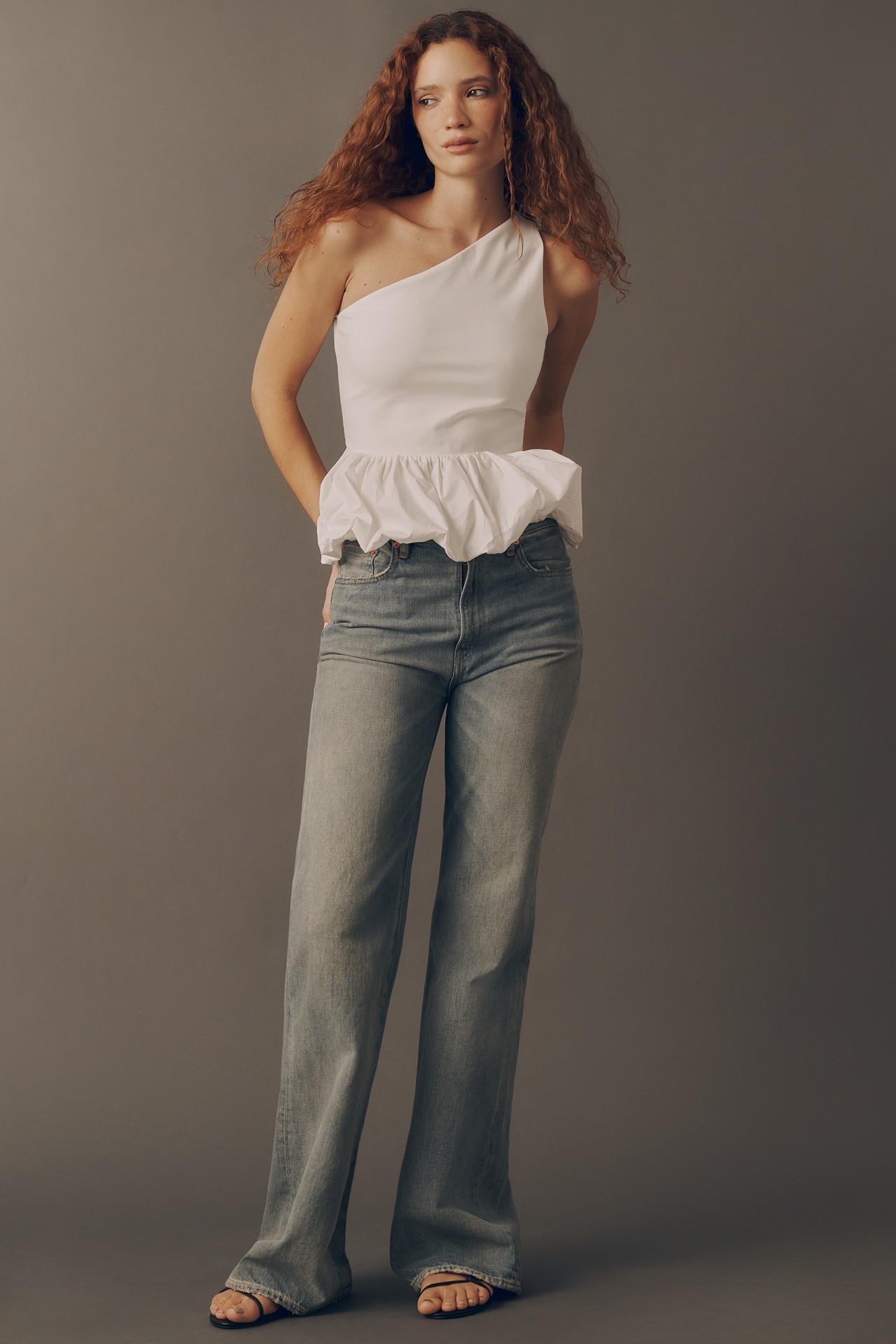 Endless Rose One-Shoulder Top
