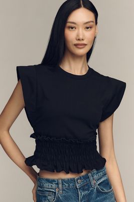 Derek Lam 10 Crosby Luelle Crepe Knit Asymmetric Top | Anthropologie