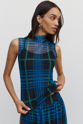 De Loreta Zunil Mesh Top by Anthropologie