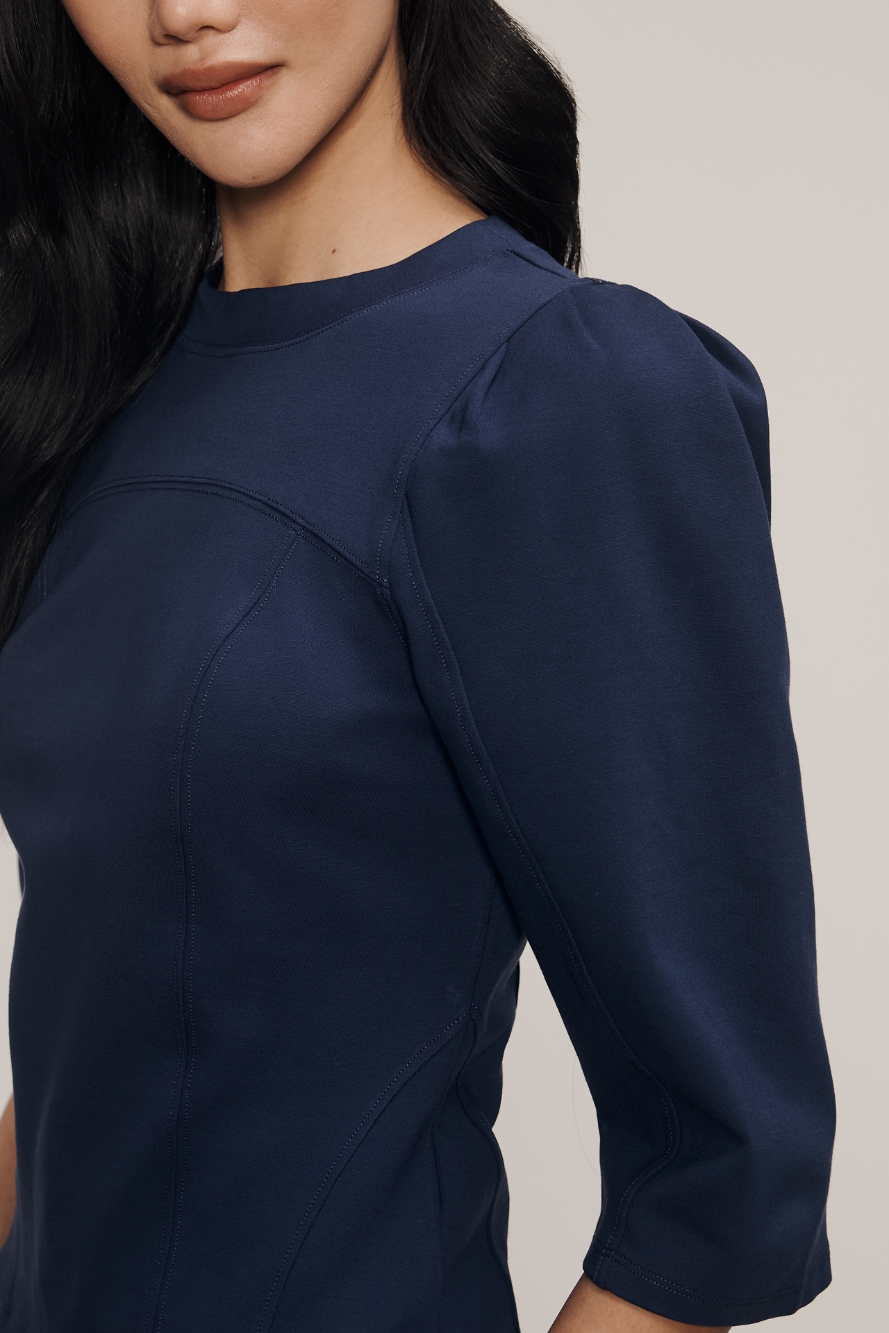 By Anthropologie Puff-Sleeve Corset Top