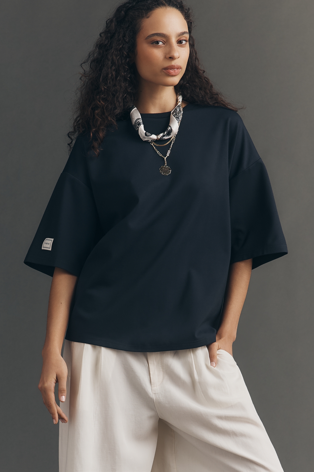 Maeve Structured Boyfriend T-Shirt