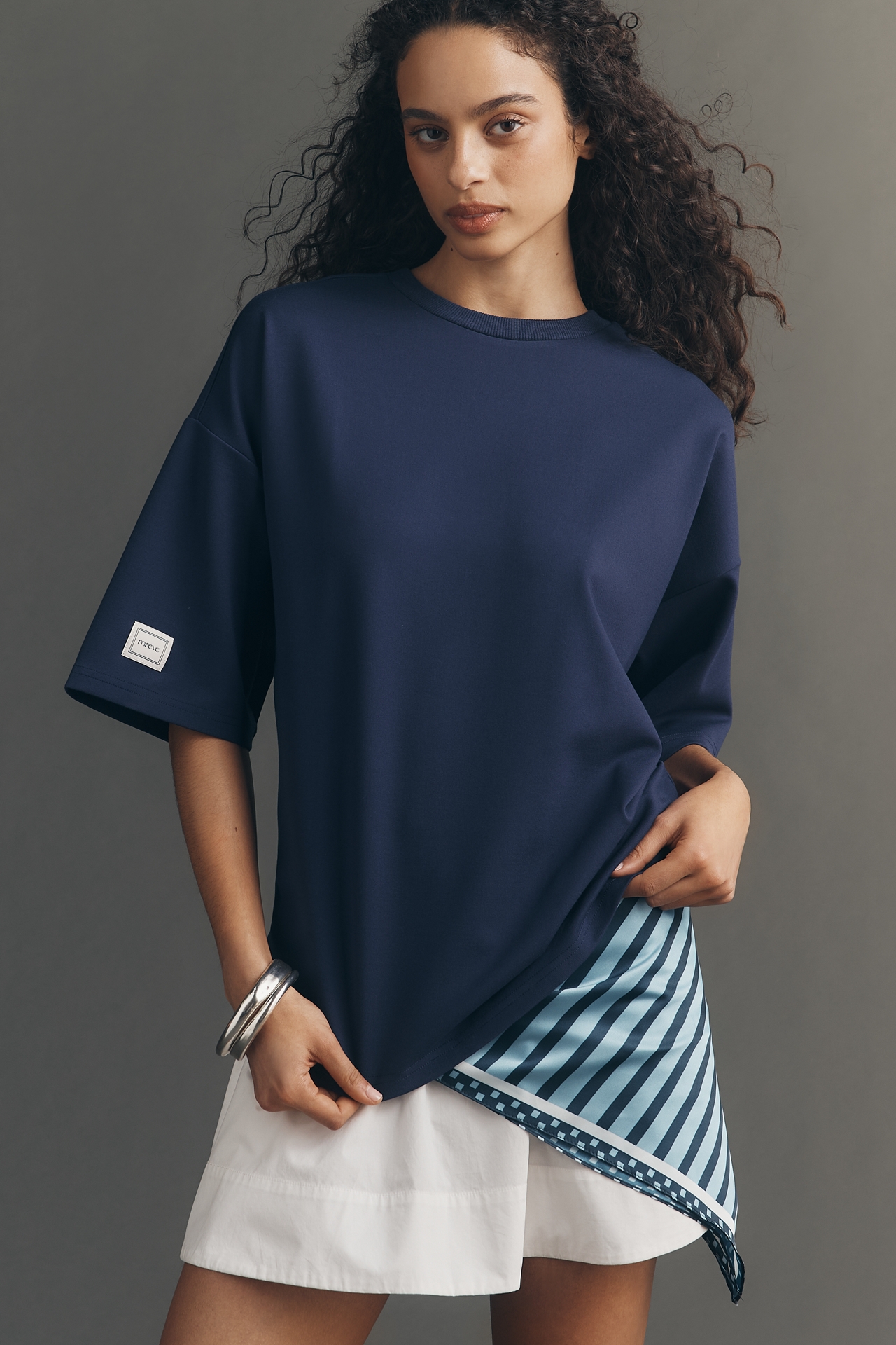 Maeve Structured Boyfriend Tee