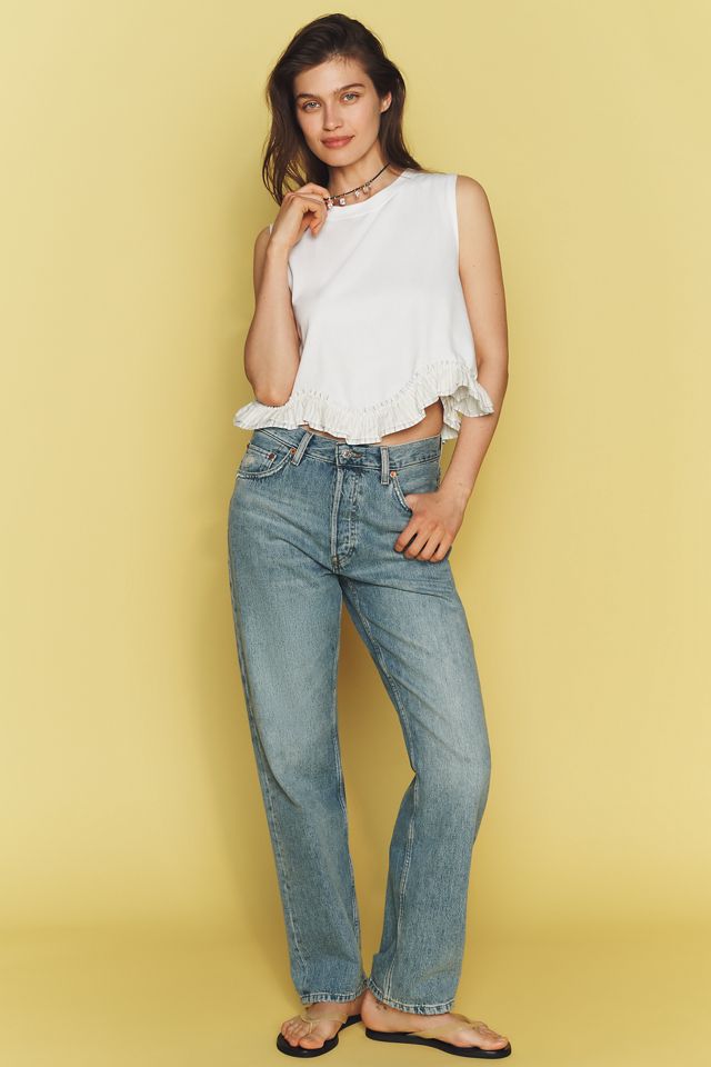 Maeve Ruffled Muscle T-Shirt #1
