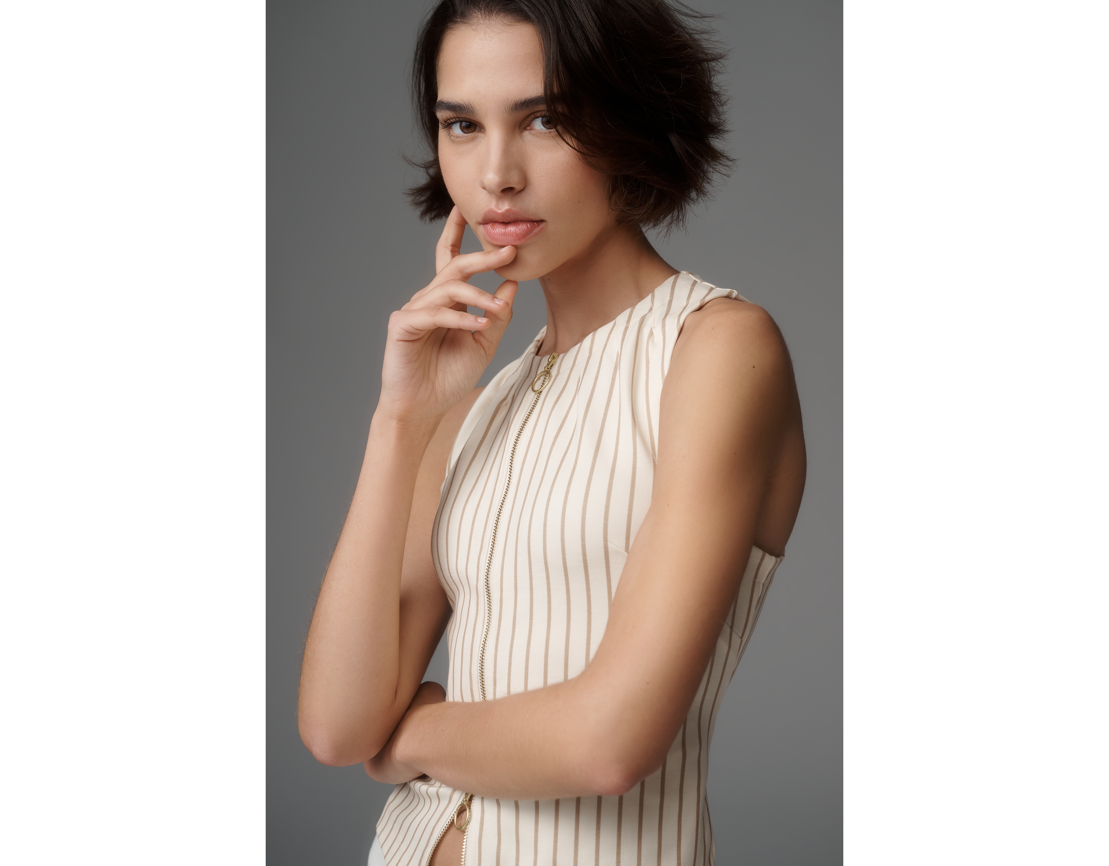 By Anthropologie Zip-Front Shell