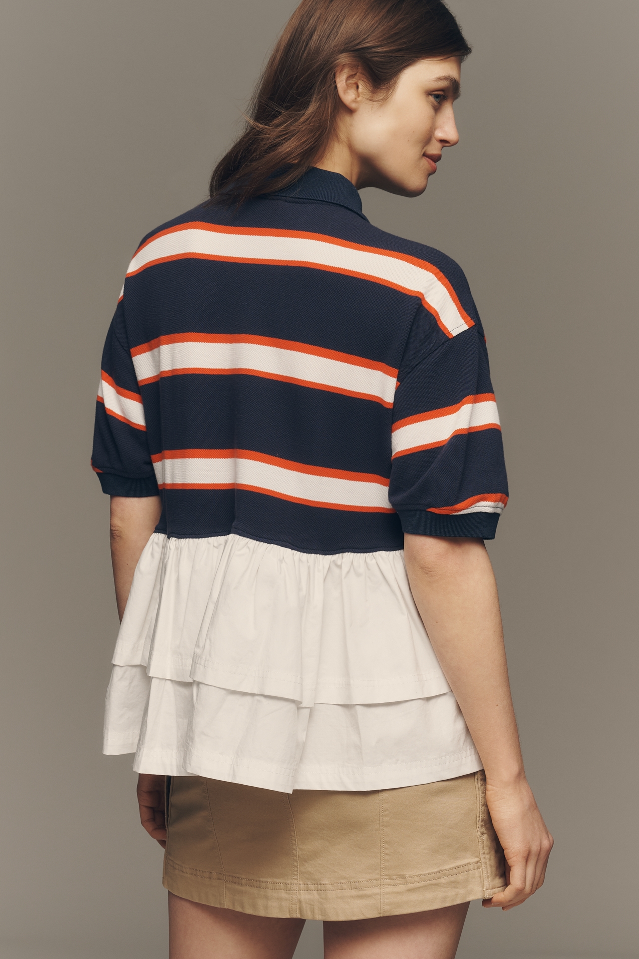 Maeve Je Peux Twofer Peplum Top