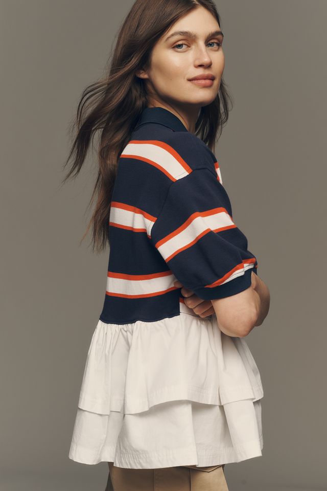 Maeve Je Peux Twofer Peplum Top #2