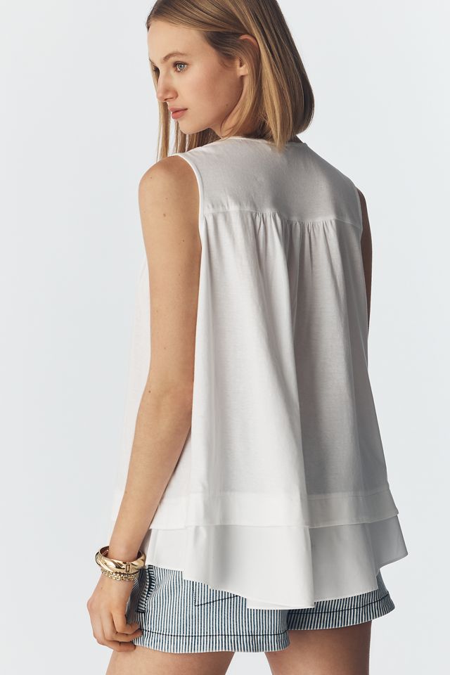 Maeve First Mate Sleeveless Tunic Top #1