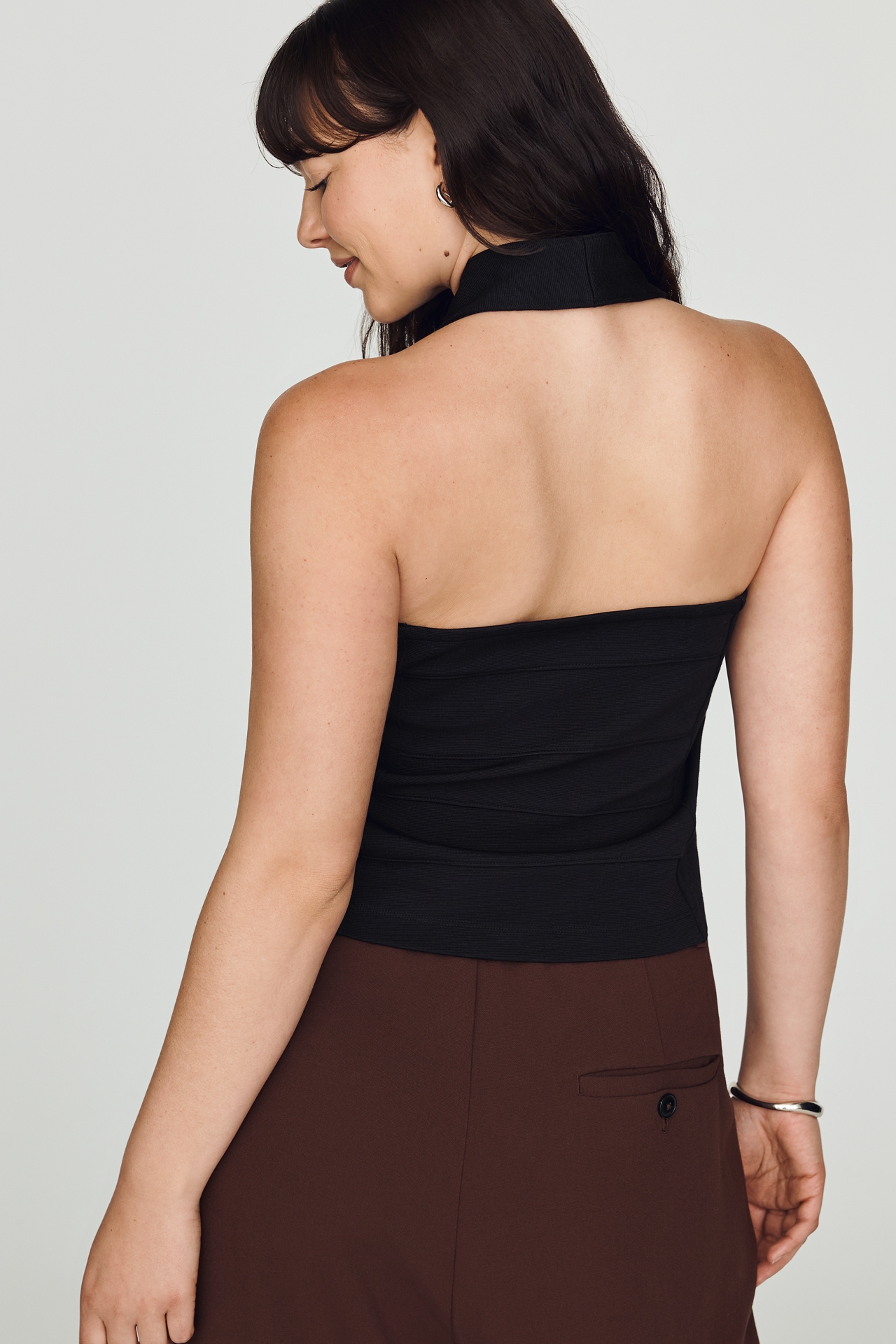 By Anthropologie Ponte Bandage Halter Top