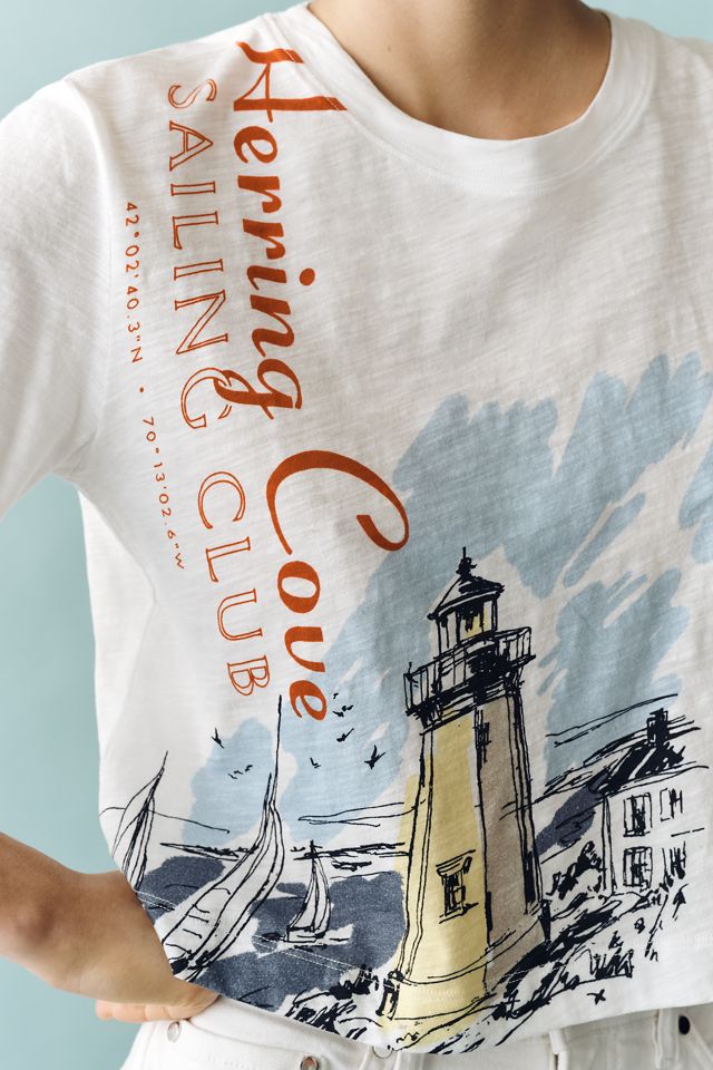 Maeve Corey Cotton Boxy Tee #1