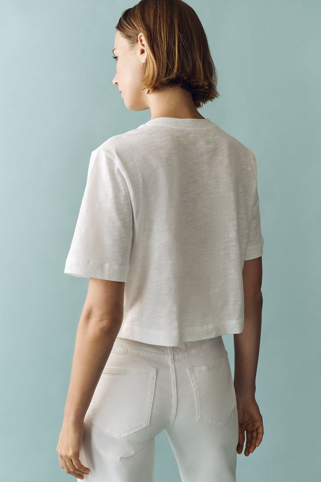 Maeve Corey Cotton Boxy Tee #3