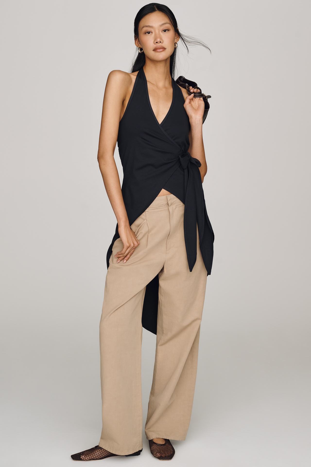 Maeve Halter Wrap Tunic