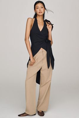 Maeve Halter Wrap Tunic