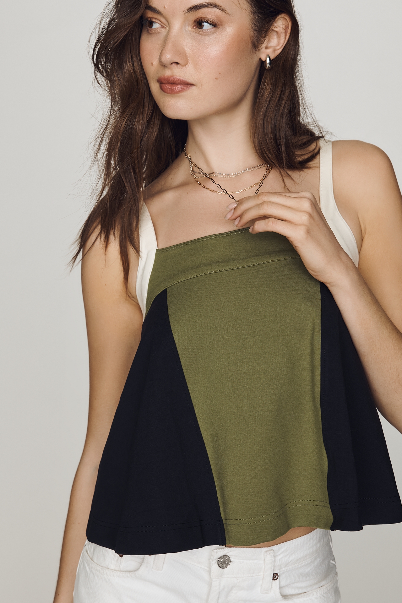 Maeve Colorblock Swing Tank