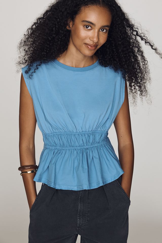 Pilcro Cotton Waisted Muscle Top #2