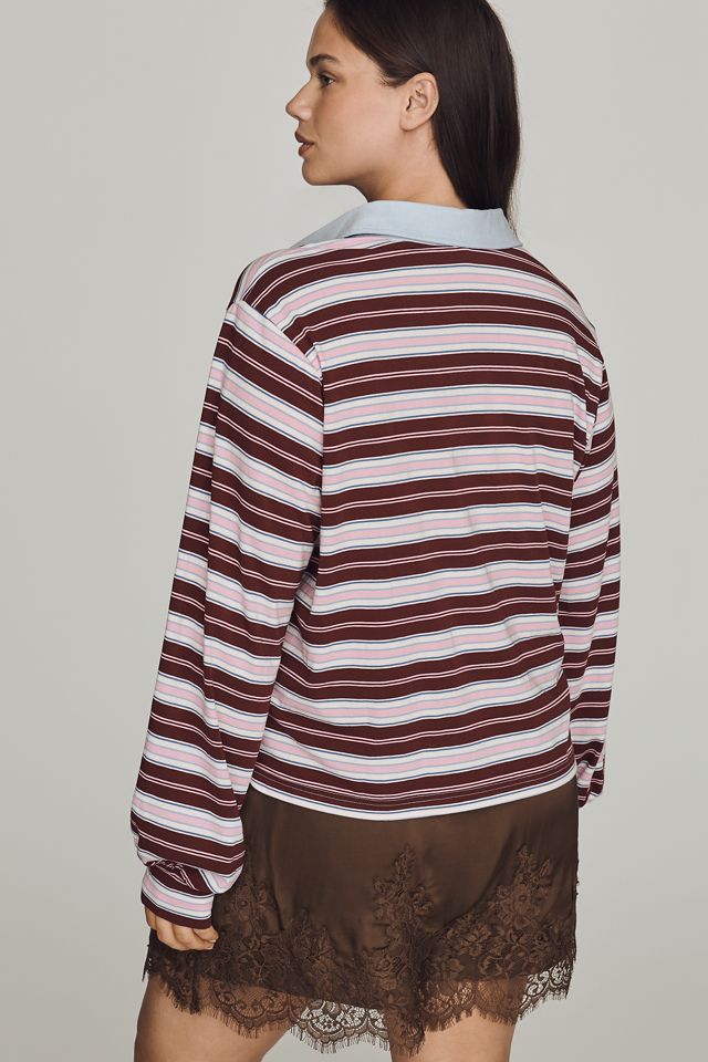 Maeve Long-Sleeve Polo Top #5