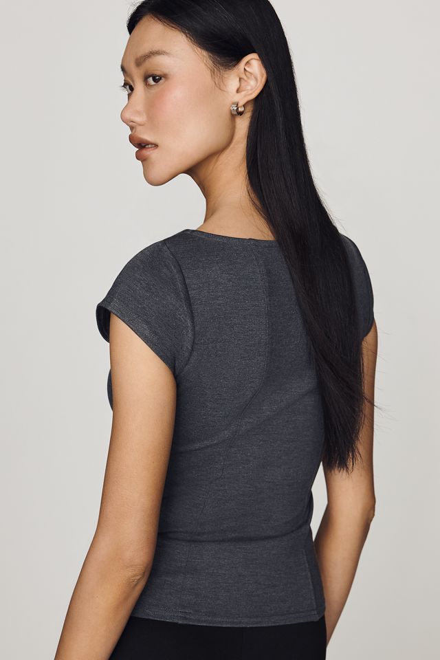 Maeve Scoop-Neck Tee #1