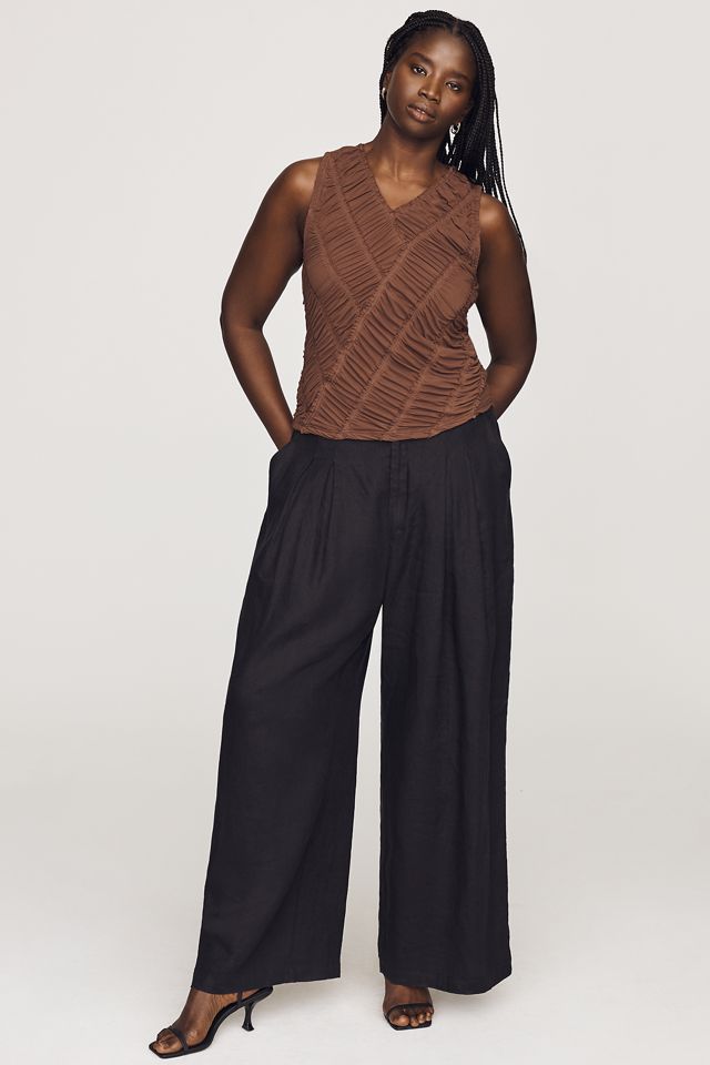 Pilcro Ruched Mesh Tank #6