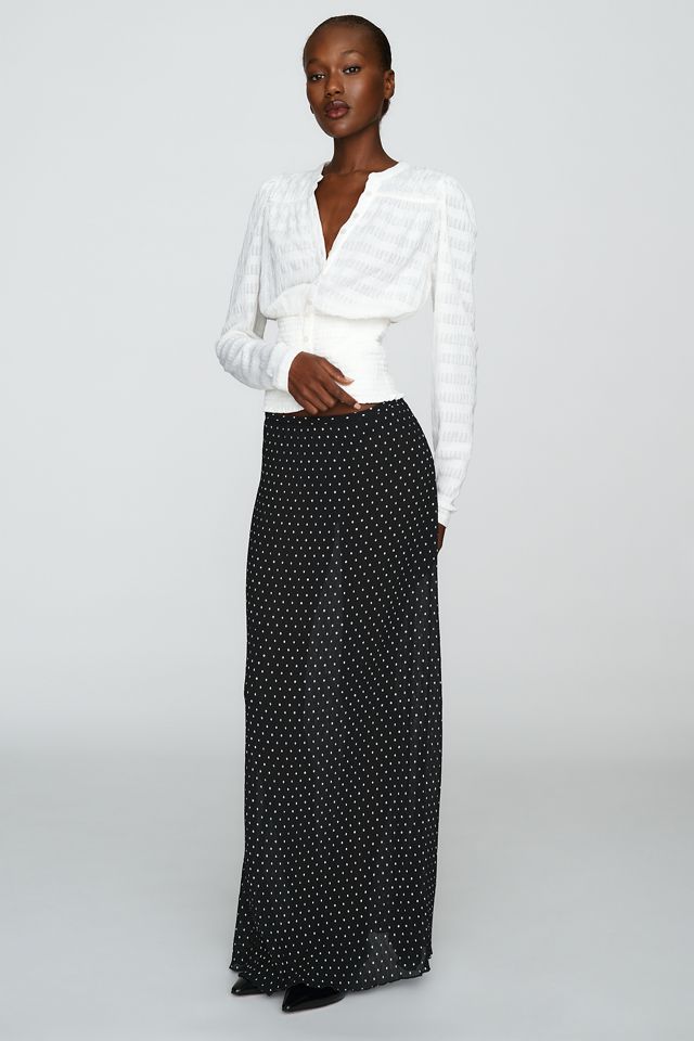 Maeve Market Day Shirred Long-Sleeve Top #2