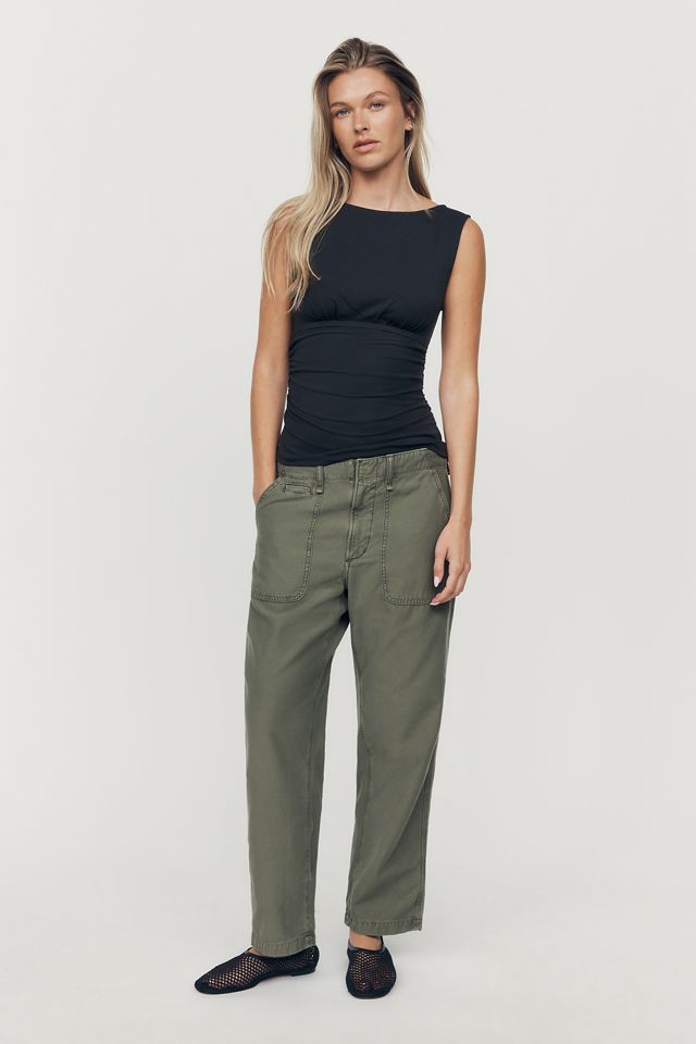 Maeve Ruched Boat-Neck Tank #3