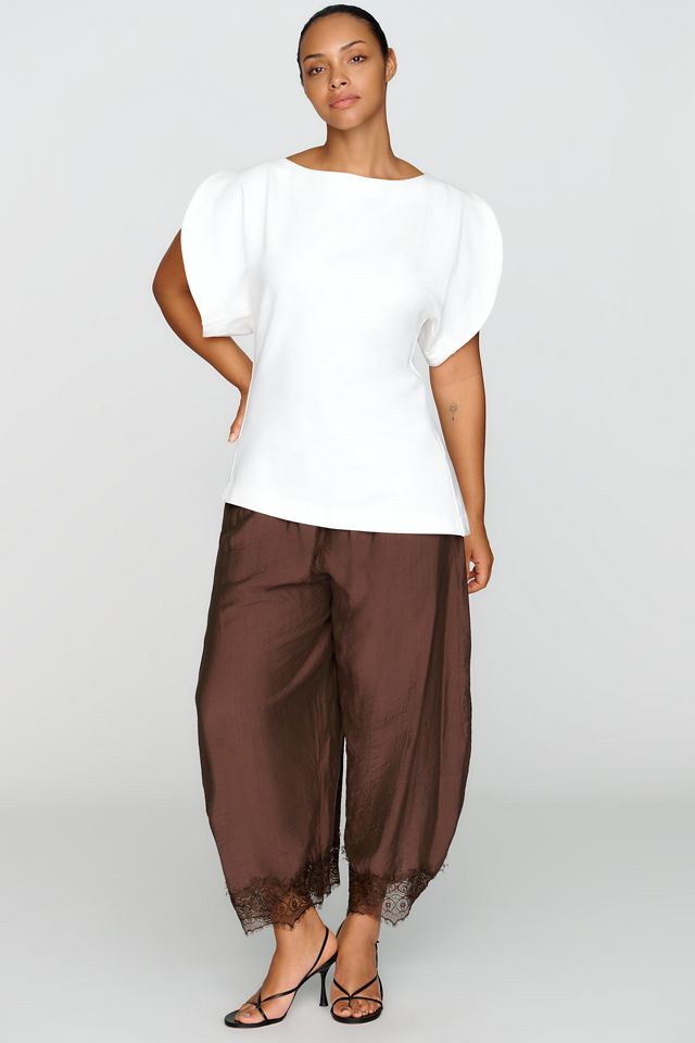 Maeve Structured Puff Sleeve Top #5