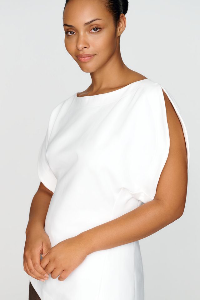 Maeve Structured Puff Sleeve Top #6